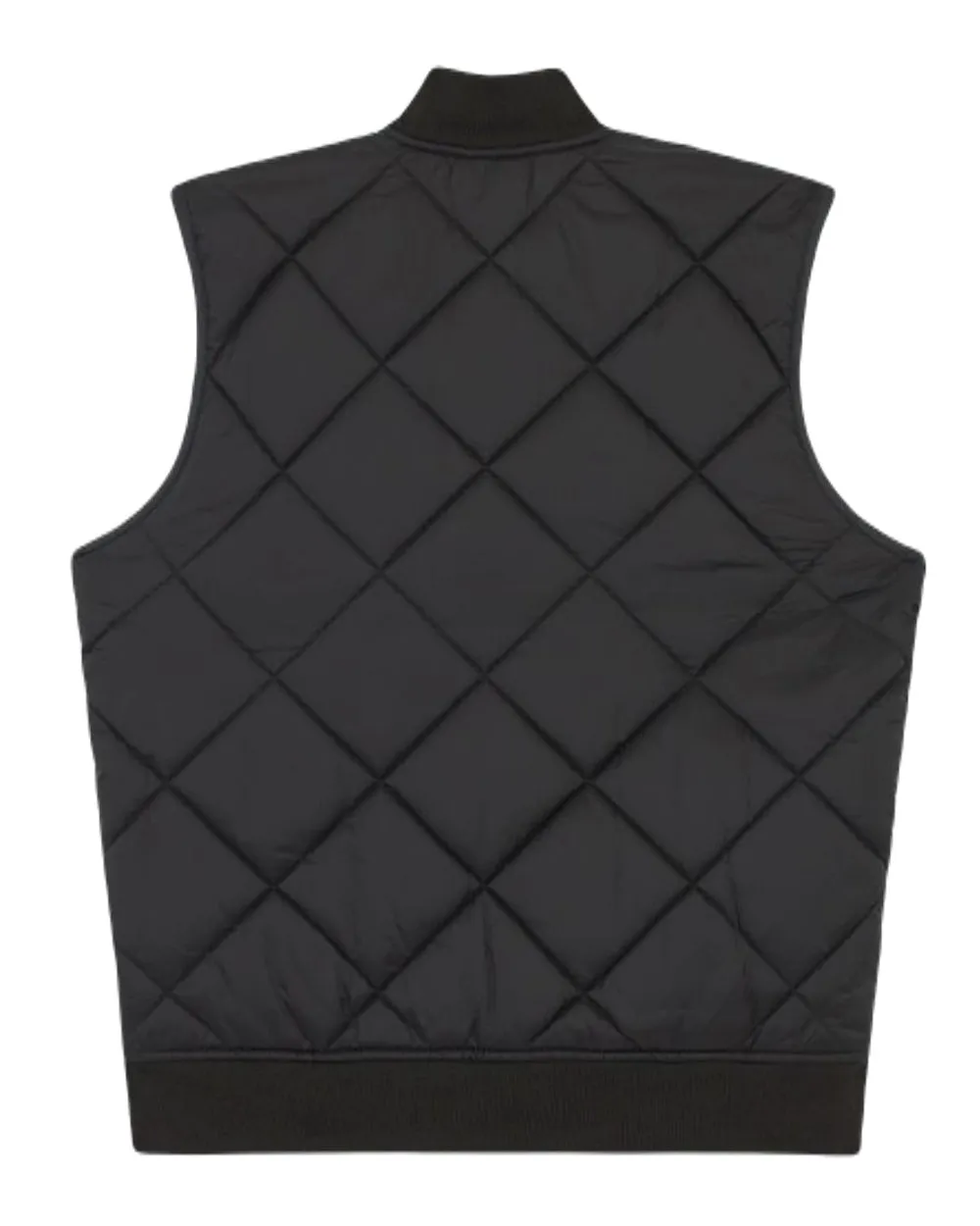 Dickies Mens Diamond Quilted Gilet Long Sleeve Cotton Shirts
