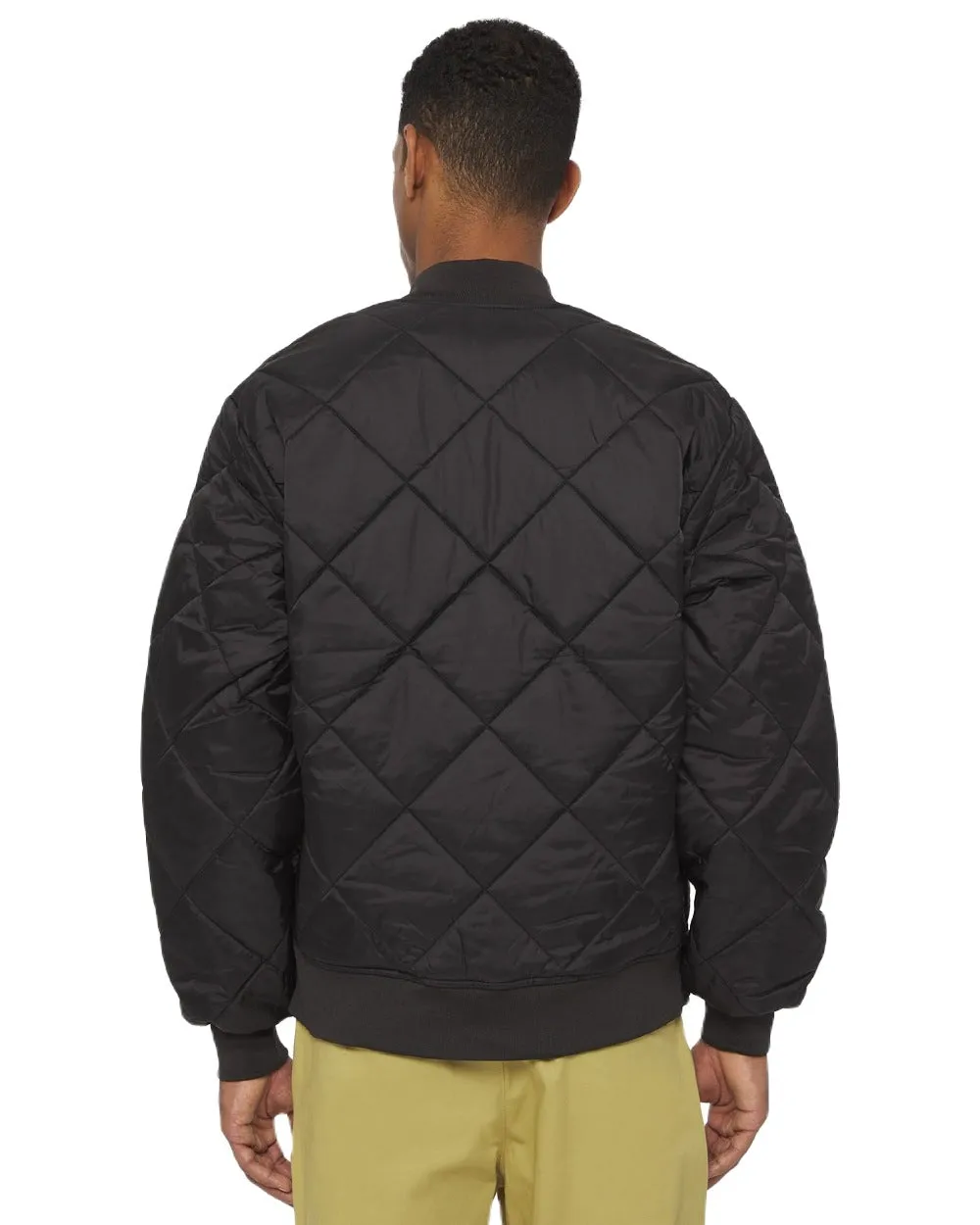 Dickies Mens Diamond Quilted Nylon Jacket Men's Jackets and Coats