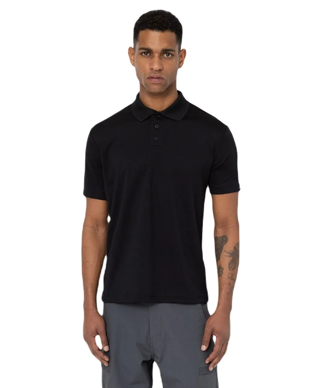 Dickies Mens Everyday Polo Shirt Workwear Button Shirts