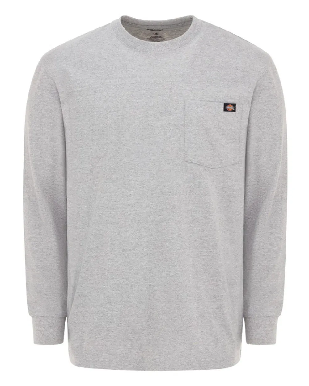 Dickies Mens Long Sleeve Pocket T-Shirt Cotton Crew Sweatshirts