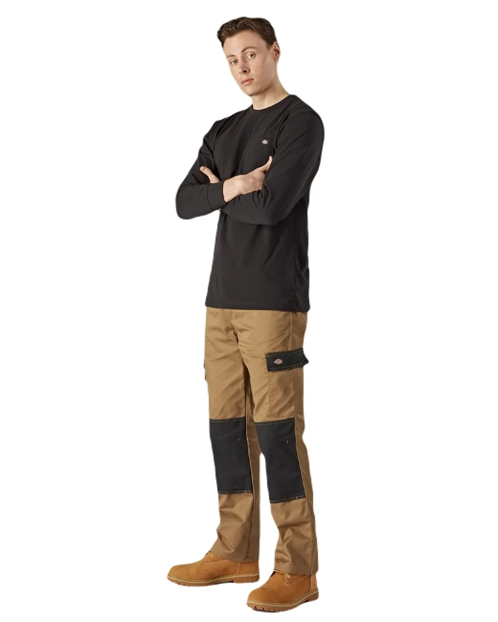 Dickies Mens Long Sleeve Pocket T-Shirt Warm Sweatshirts for Men