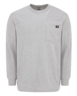Dickies Mens Long Sleeve Pocket T-Shirt Cotton Crew Sweatshirts