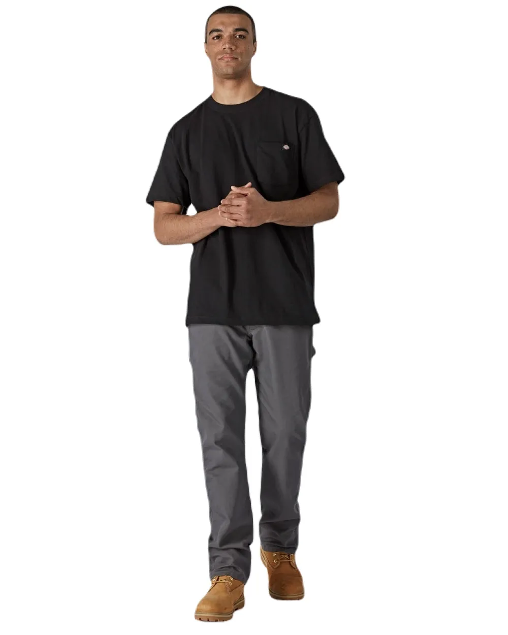 Dickies Mens Short Sleeve Pocket Cotton T-Shirt Cotton Farming Shirts