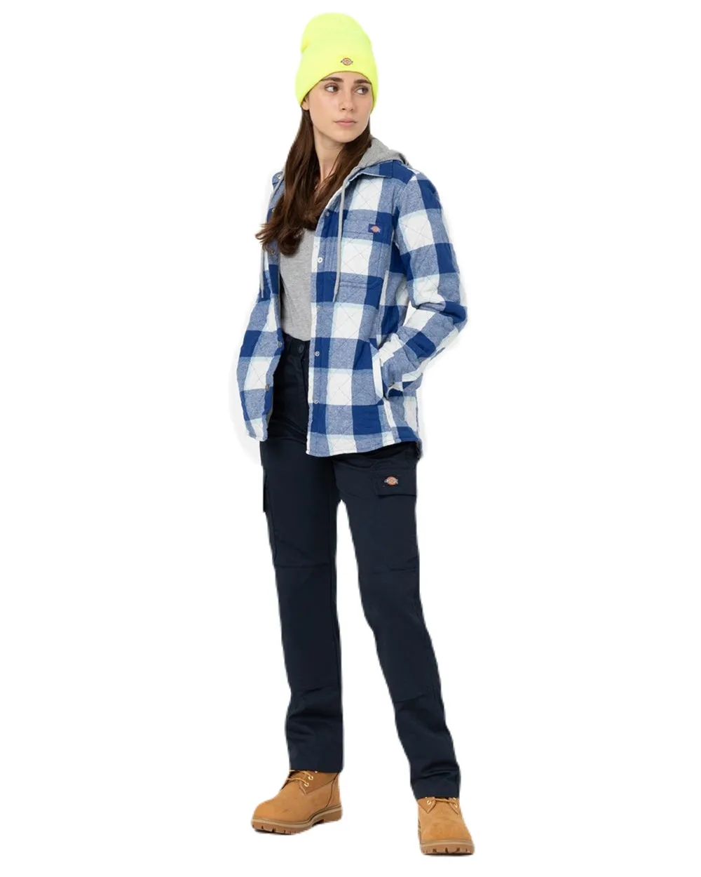 Dickies Womens Flannel Shirt Jacket Cotton Farming Shirts