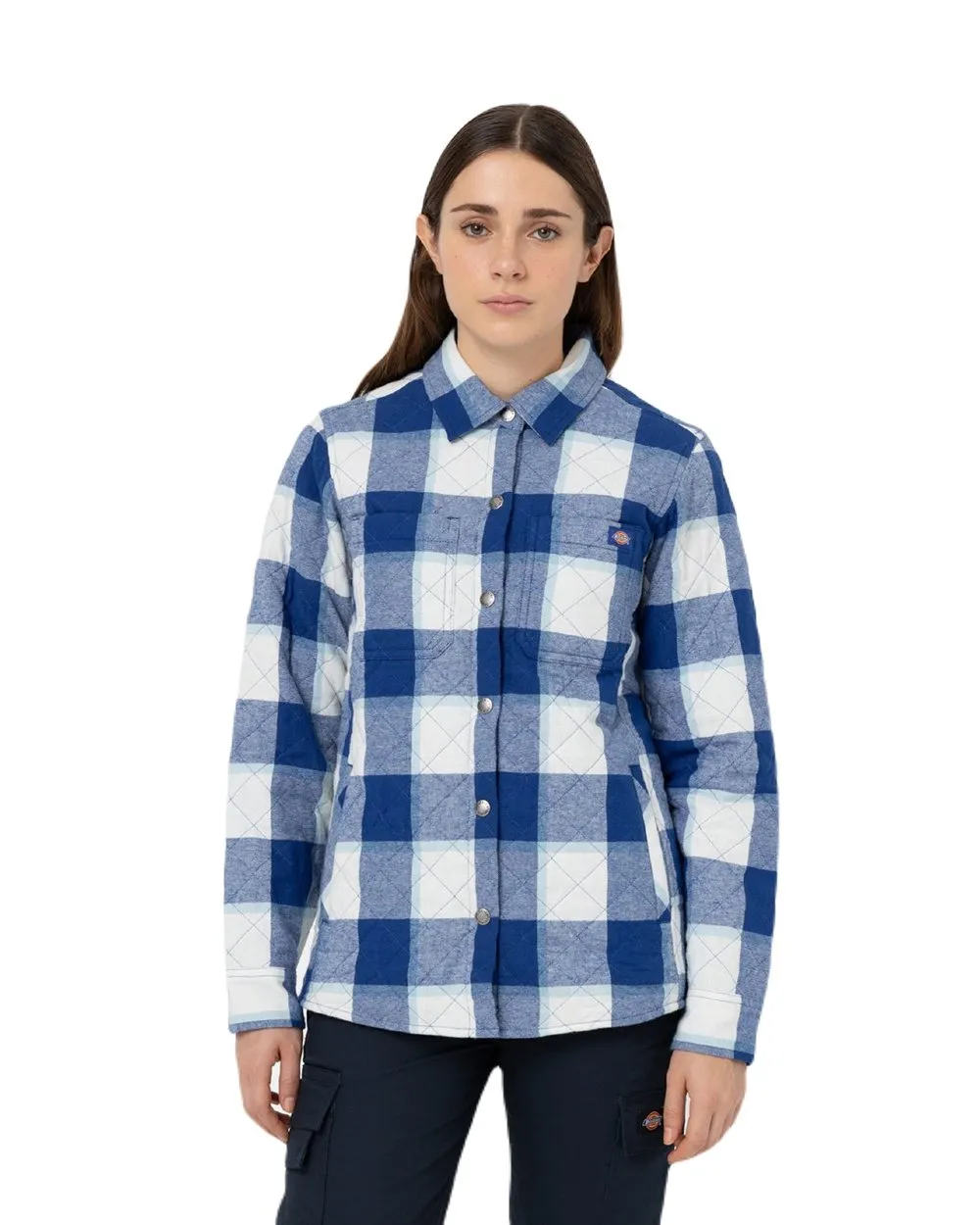 Dickies Womens Flannel Shirt Jacket Cotton Farming Shirts