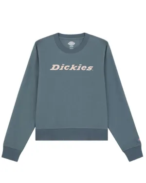 Dickies Womens Heavyweight Wordmark Crew Neck Fleece Workwear Fleece Pullovers