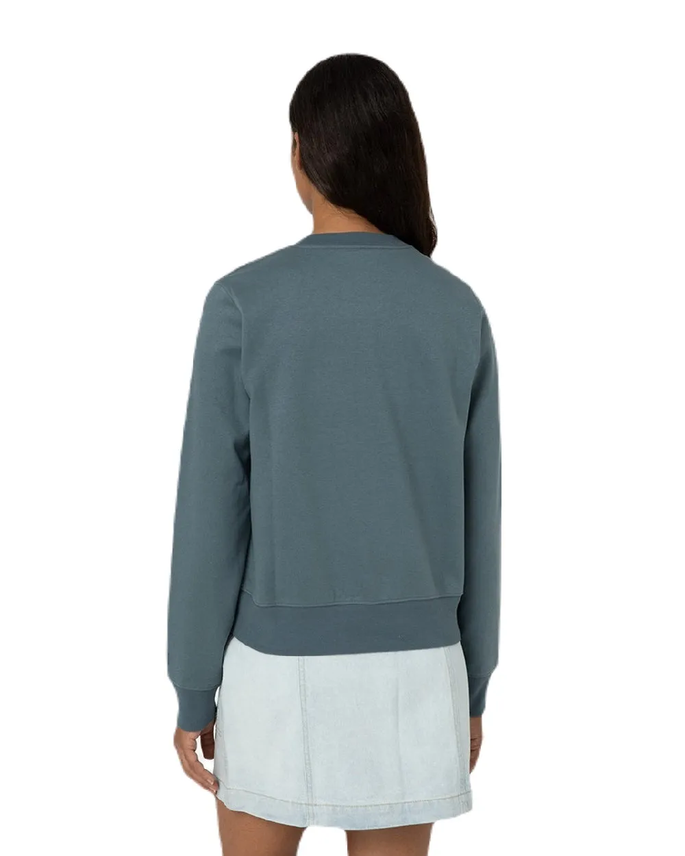 Dickies Womens Heavyweight Wordmark Crew Neck Fleece Workwear Fleece Jackets