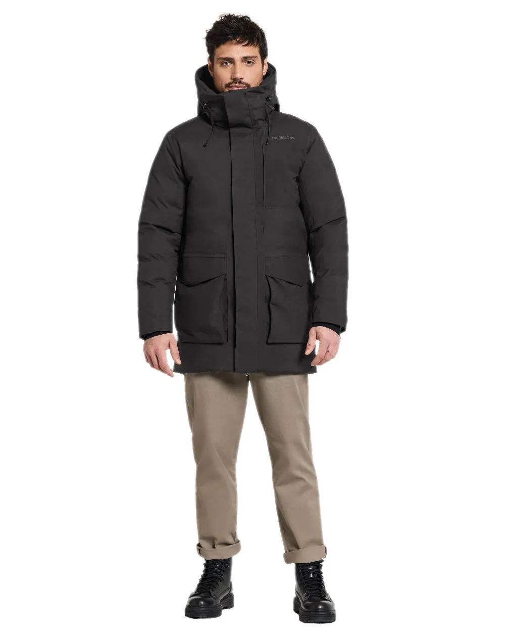 Didriksons Mens Akilles Parka Men's Jackets and Coats