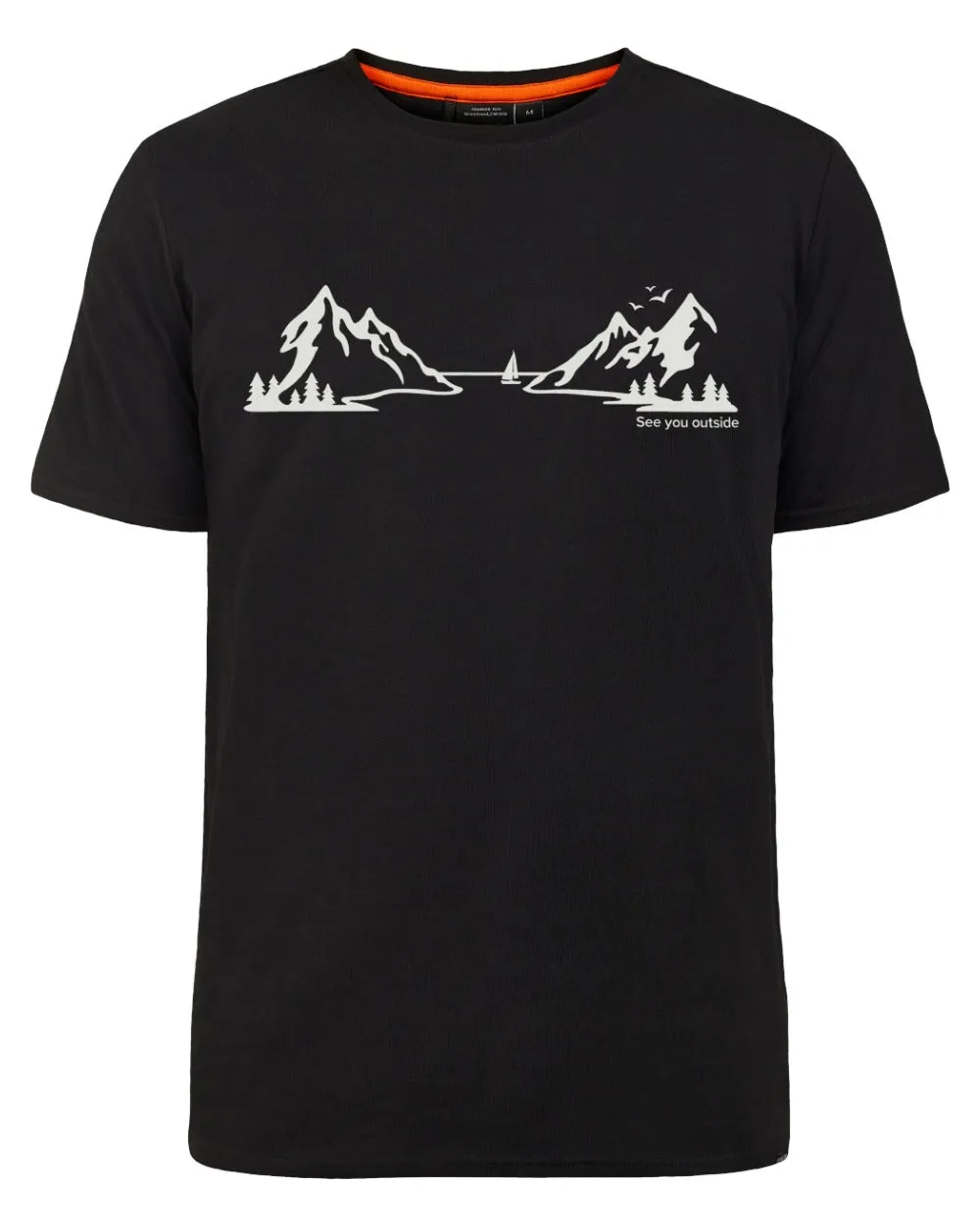 Didriksons Mens Harald Landscape T-Shirt Quick-Dry Hiking Shirts