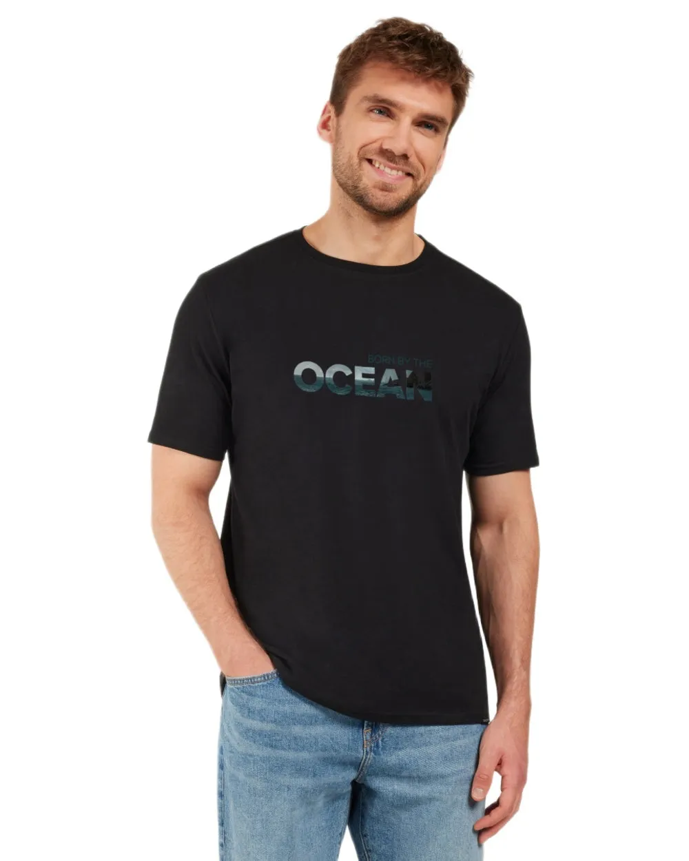 Didriksons Mens Harald Ocean T-Shirt Classic Fit T-Shirts Men