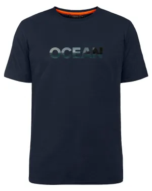 Didriksons Mens Harald Ocean T-Shirt Sailing Graphic Tees