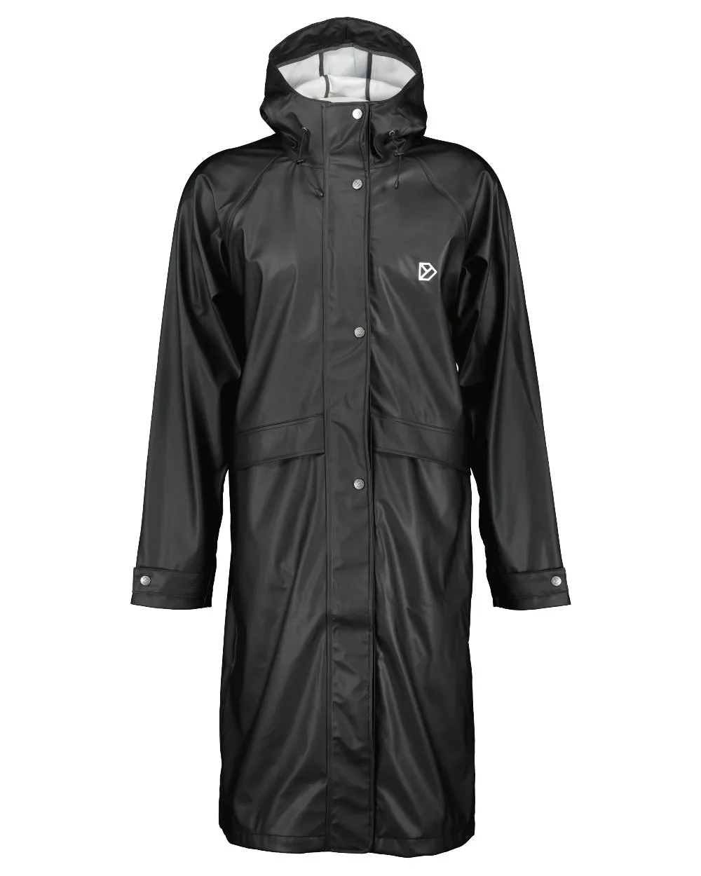Didriksons Mens Sund Printed Long Parka Lightweight Field Jackets