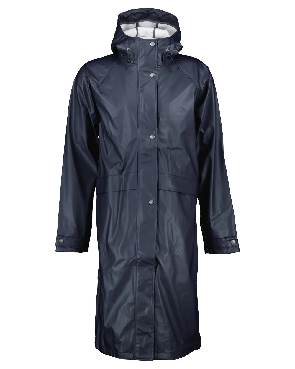 Didriksons Mens Sund Printed Long Parka Lightweight Rain Jackets