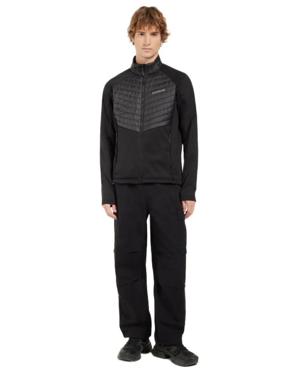 Didriksons Mens Terje Full Zip Jacket Walking Fleece Jackets