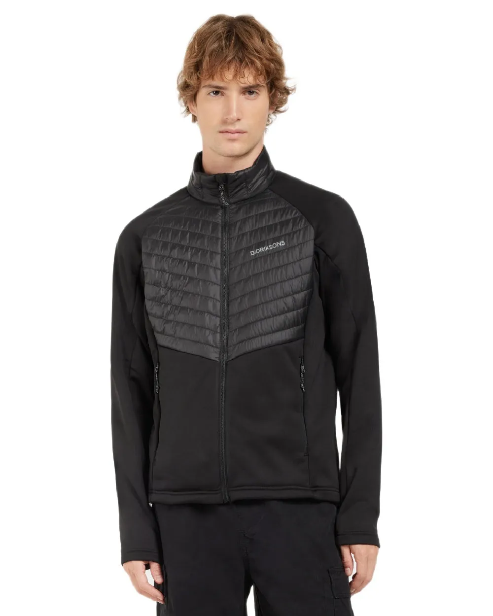 Didriksons Mens Terje Full Zip Jacket Walking Fleece Jackets