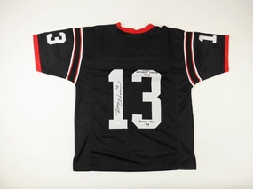 Don Horn Signed San Diego State Aztec Jersey "NCAA Champs 1966 & Aztecs HOF '89"