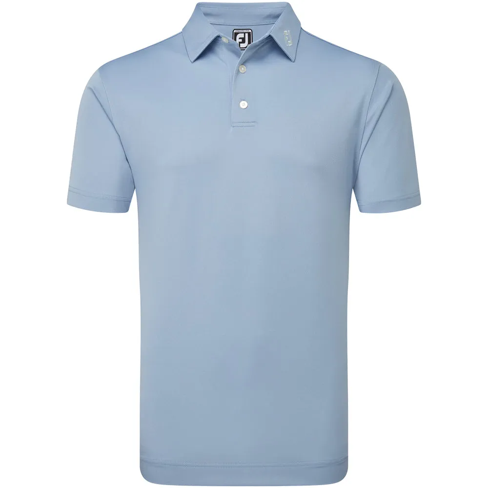 Footjoy Stretch Pique Solid Polo Shirt - Storm Built to Perform