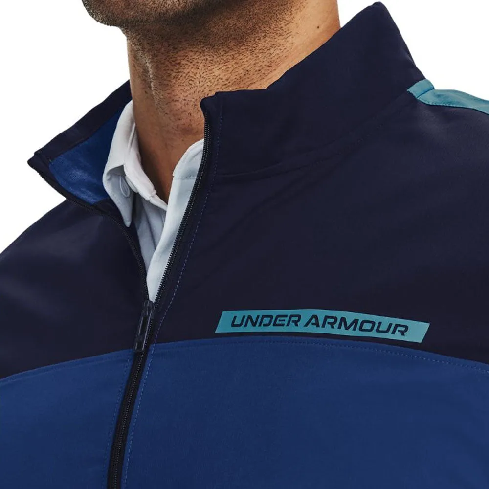 Holiday Sale Make a Statement Under Armour Storm Windstrike 1/2 Zip Pullover - Blue Mirage/Midnight Navy