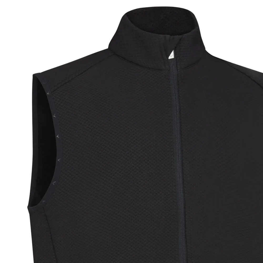 Performance Unleashed Callaway Dobby Sherpa Interior Gilet - Caviar