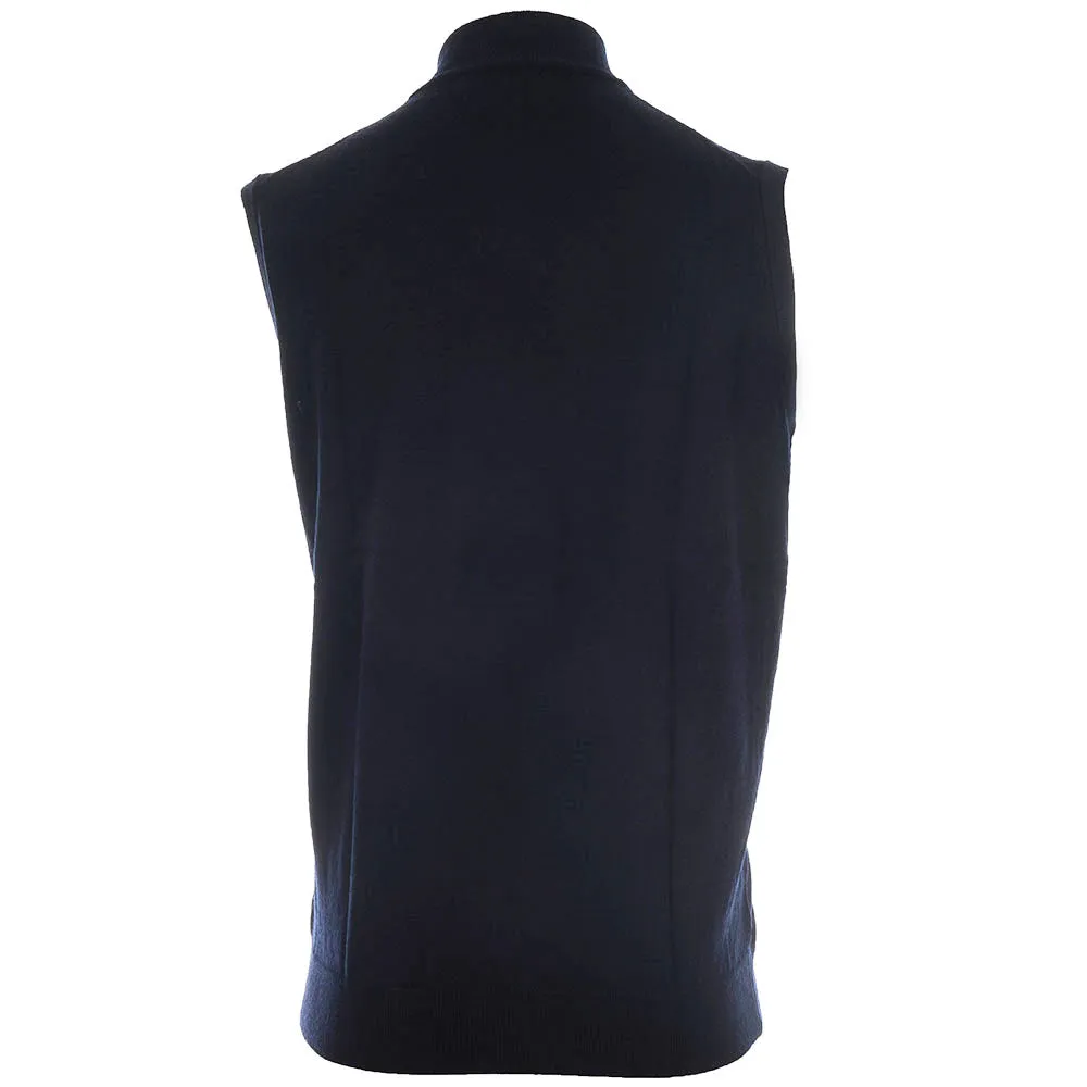 Proquip Merino 1/2 Zip Sleeveless Slipover - Navy Black Friday Offer