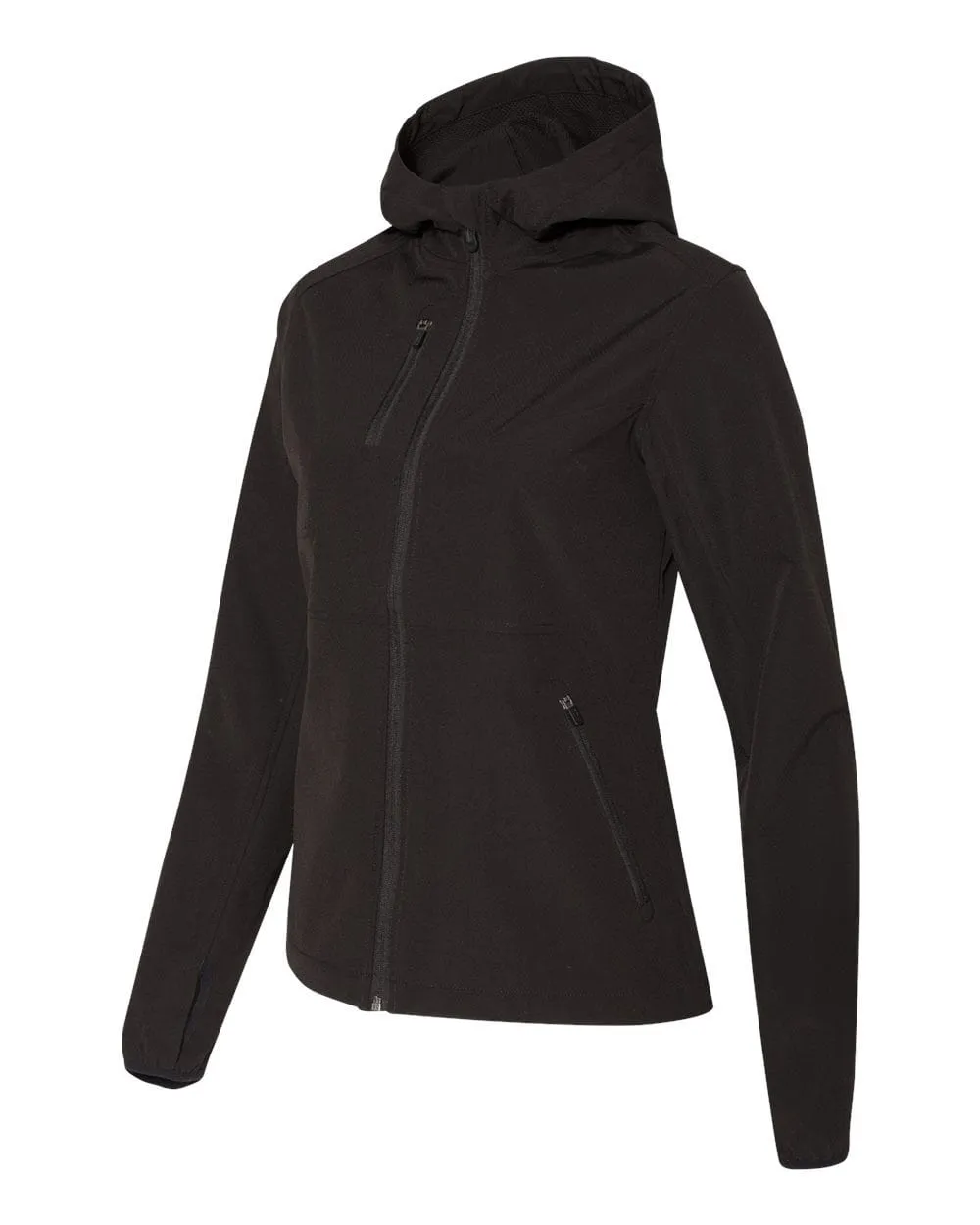 Dri Duck - Women'S Ascent Softshell Hooded Jacket Walk with Purpose