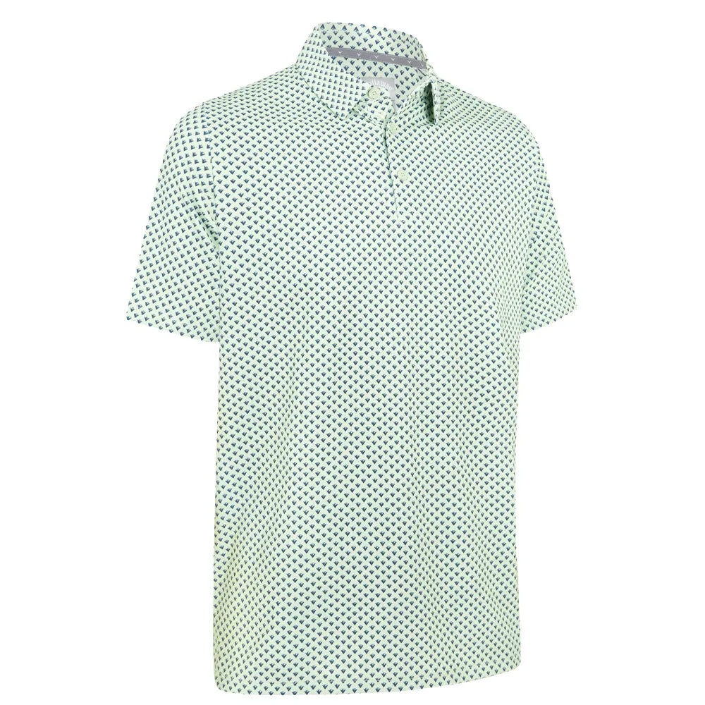 Callaway Trademark Polo Shirt - Foam Green Stride with Confidence