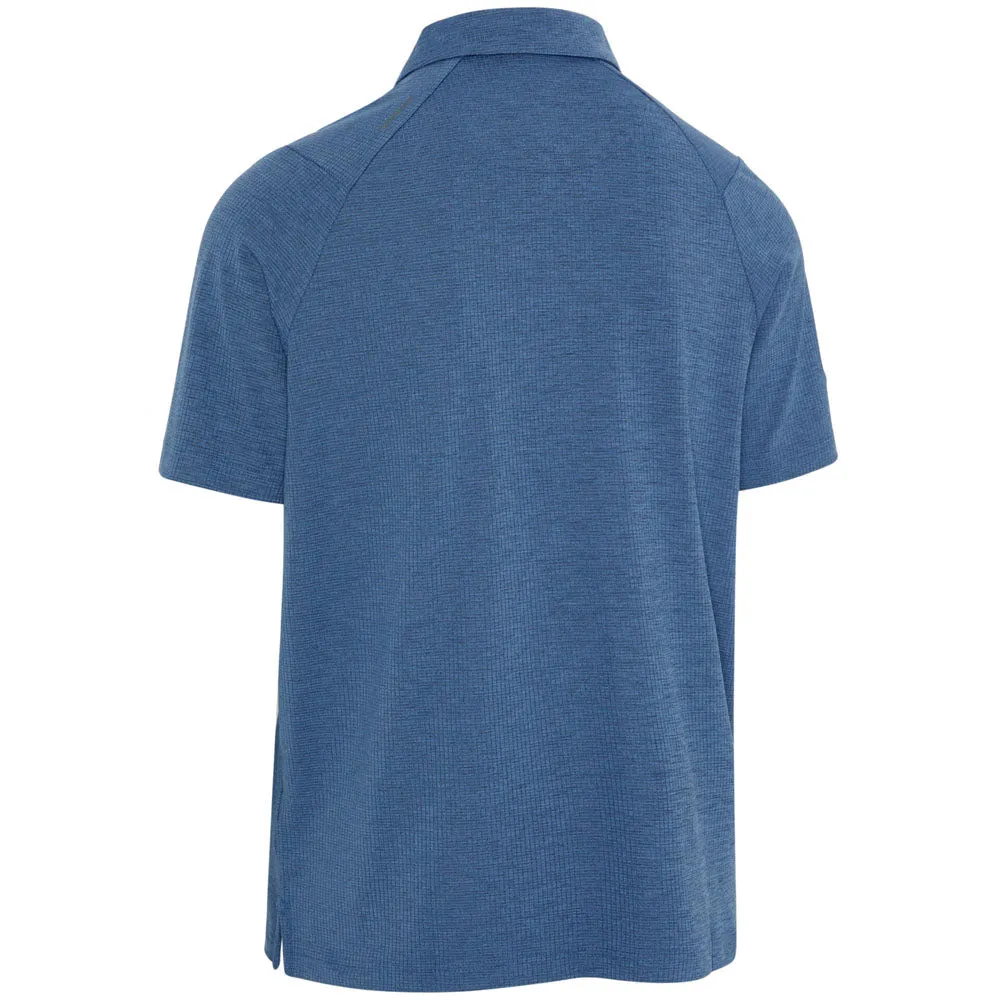 Callaway Ventilated Classic Jacquard Polo Shirt - Peacoat Steal Designed to Dominate