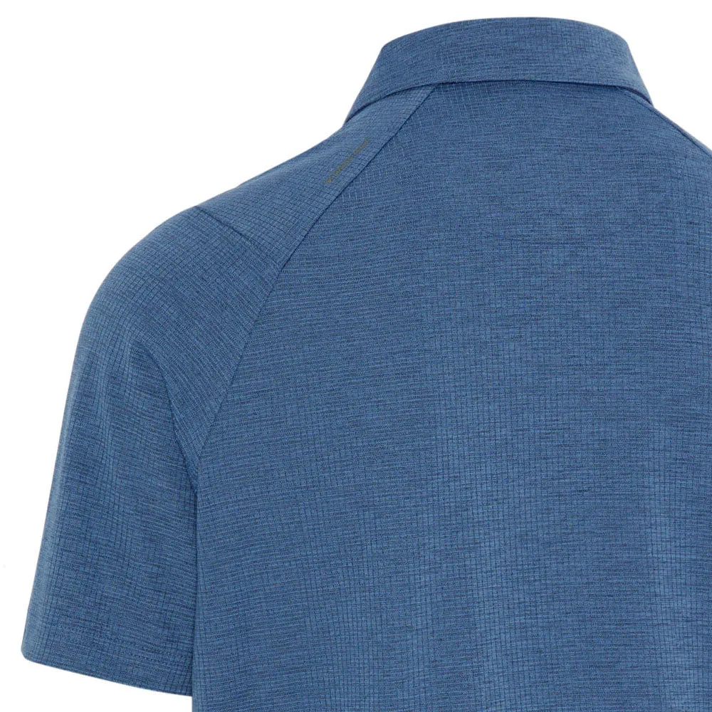 All Saints' Day Sale Callaway Ventilated Classic Jacquard Polo Shirt - Peacoat