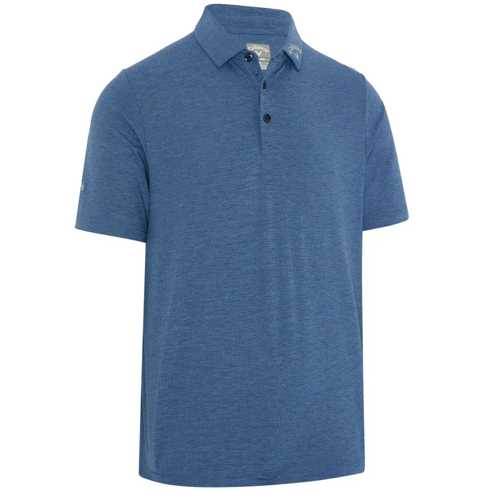 Callaway Ventilated Classic Jacquard Polo Shirt - Peacoat Exclusive Deal