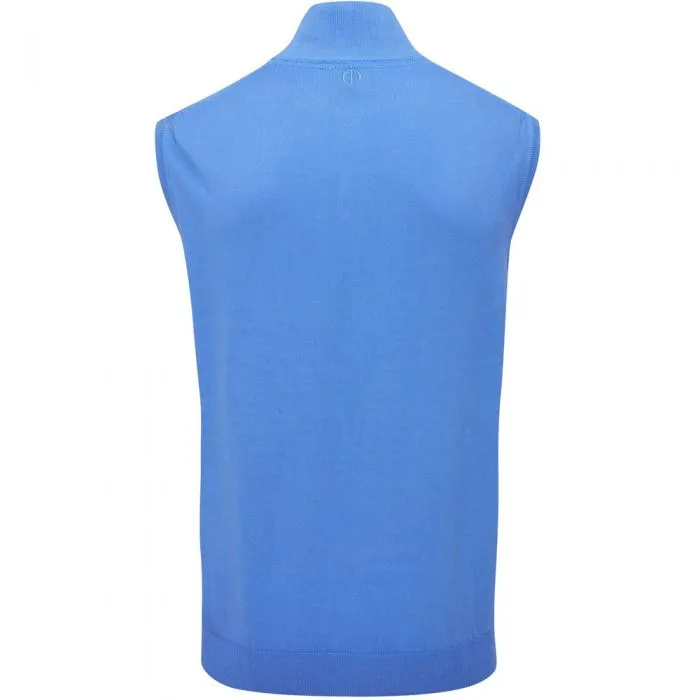 Winter Sale Command Attention Oscar Jacobson Bob 1/2 Zip Sleeveless Pullover - Mid Blue