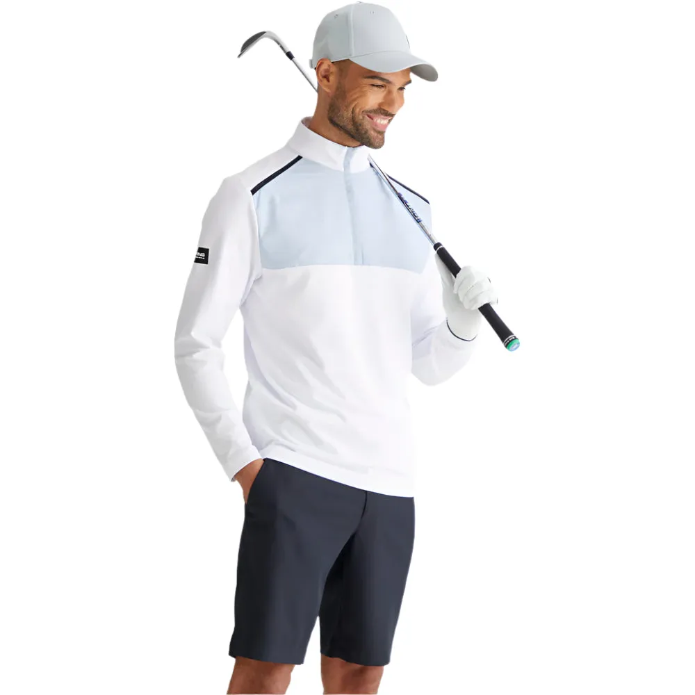 Labor Day Sale Ping Keeton 1/2 Zip Mid Layer  - White/Pearl Grey