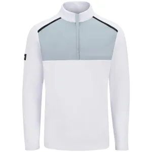 Style Meets Power Born to Stand Out Ping Keeton 1/2 Zip Mid Layer  - White/Pearl Grey