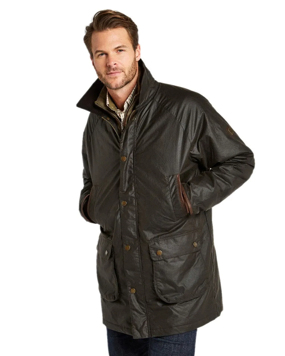 Dubarry Brunswick Wax Jacket Men's Hunting Shell Jacket