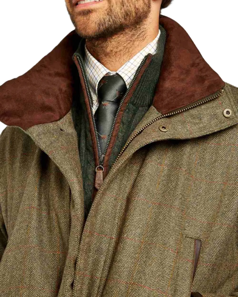Dubarry Mens Ballinturbet Tweed Shooting Jacket Men's Hunting Shell Jacket