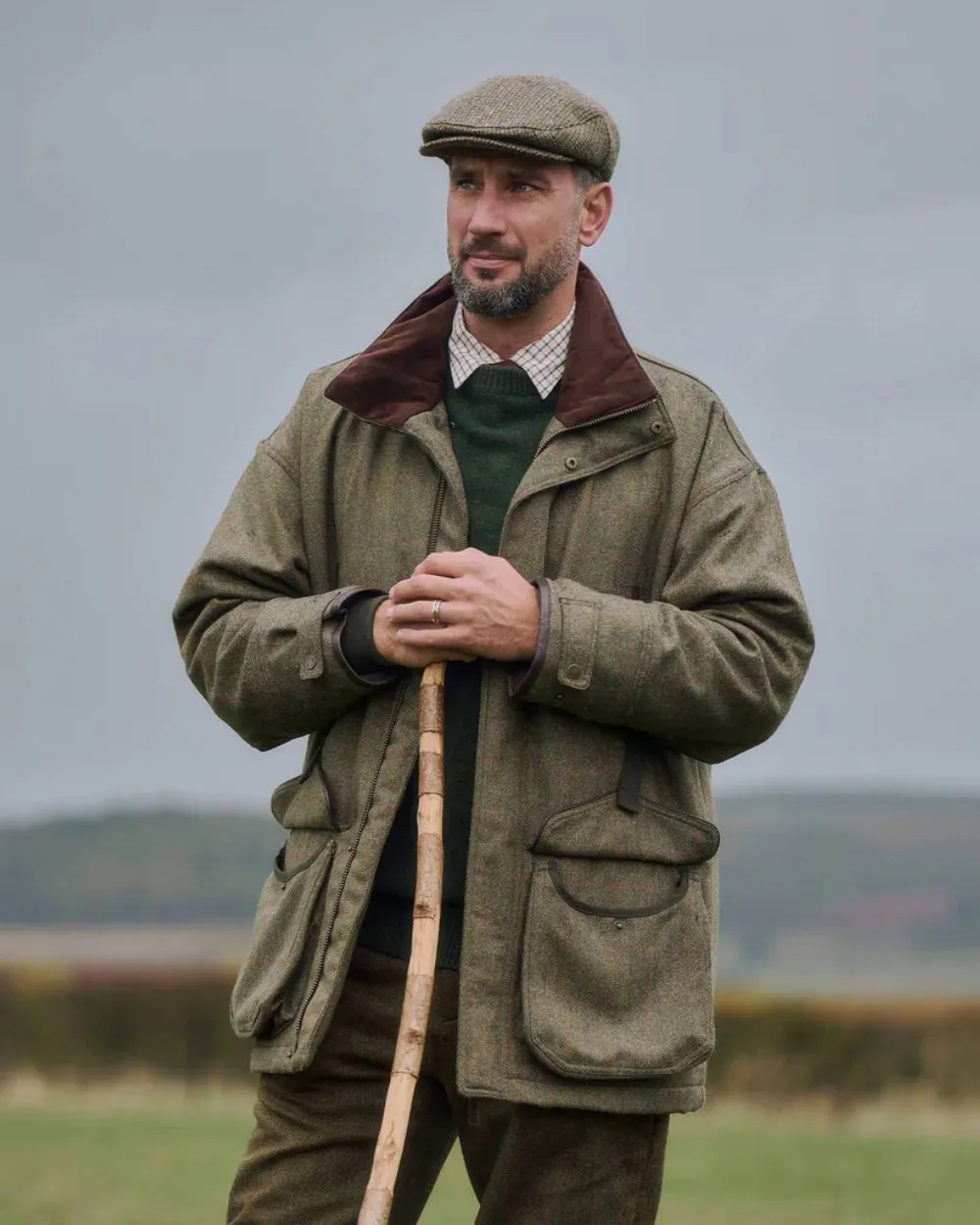 Dubarry Mens Ballinturbet Tweed Shooting Jacket Men's Hunting Shell Jacket