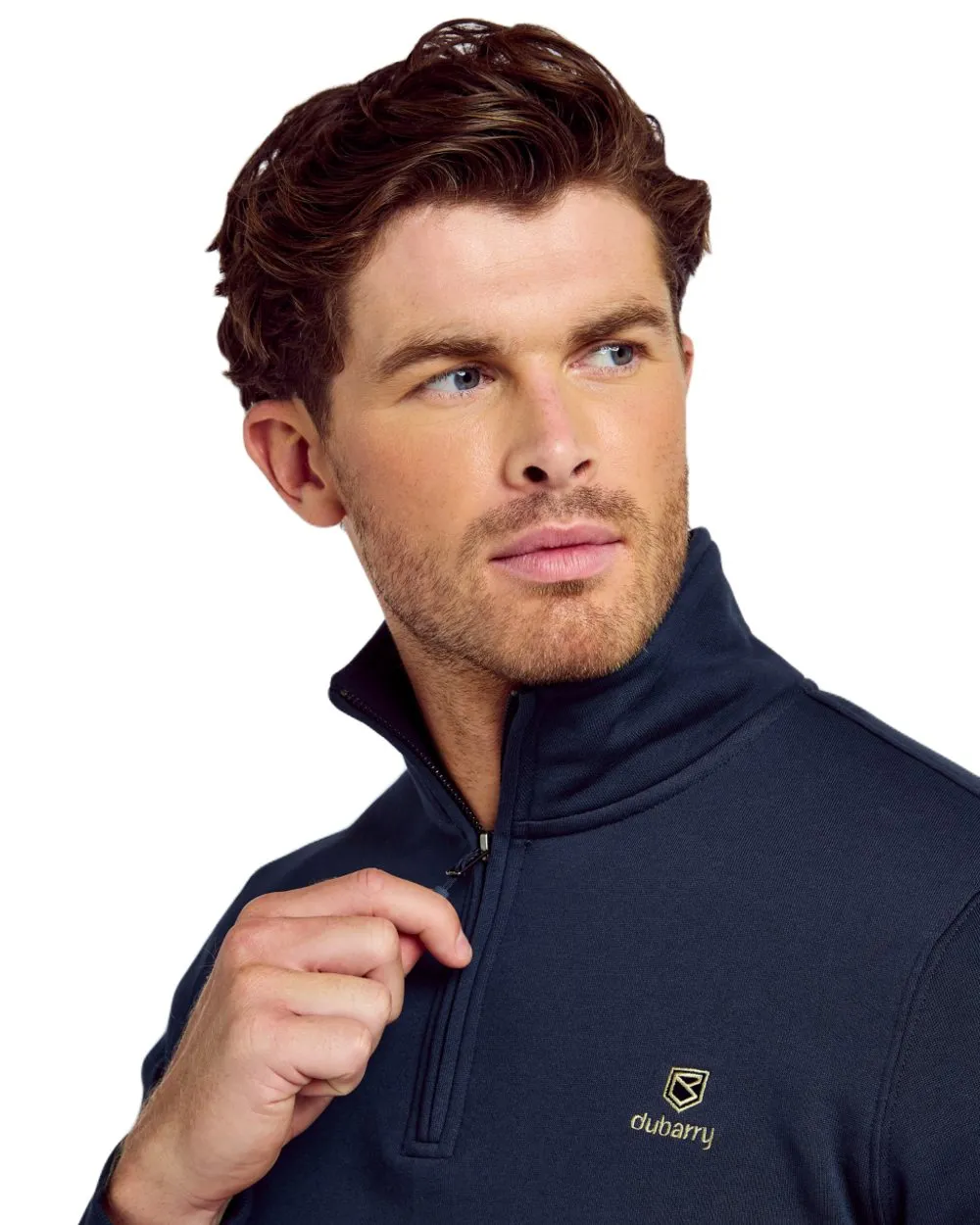 Dubarry Mens Boyce Zip Neck Sweater Men's Knit Sweaters