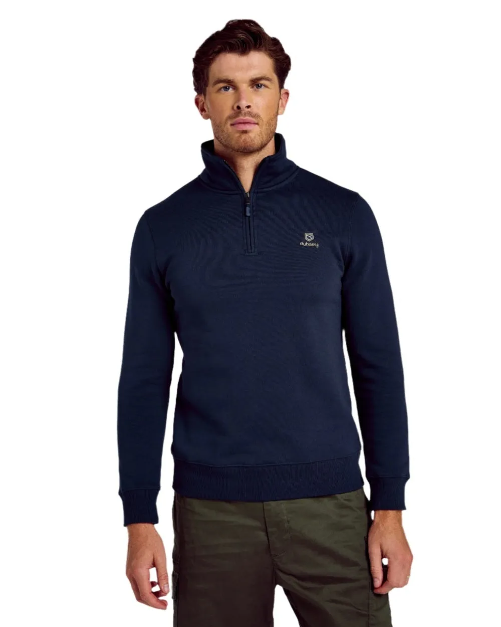 Dubarry Mens Boyce Zip Neck Sweater Men's Knit Sweaters