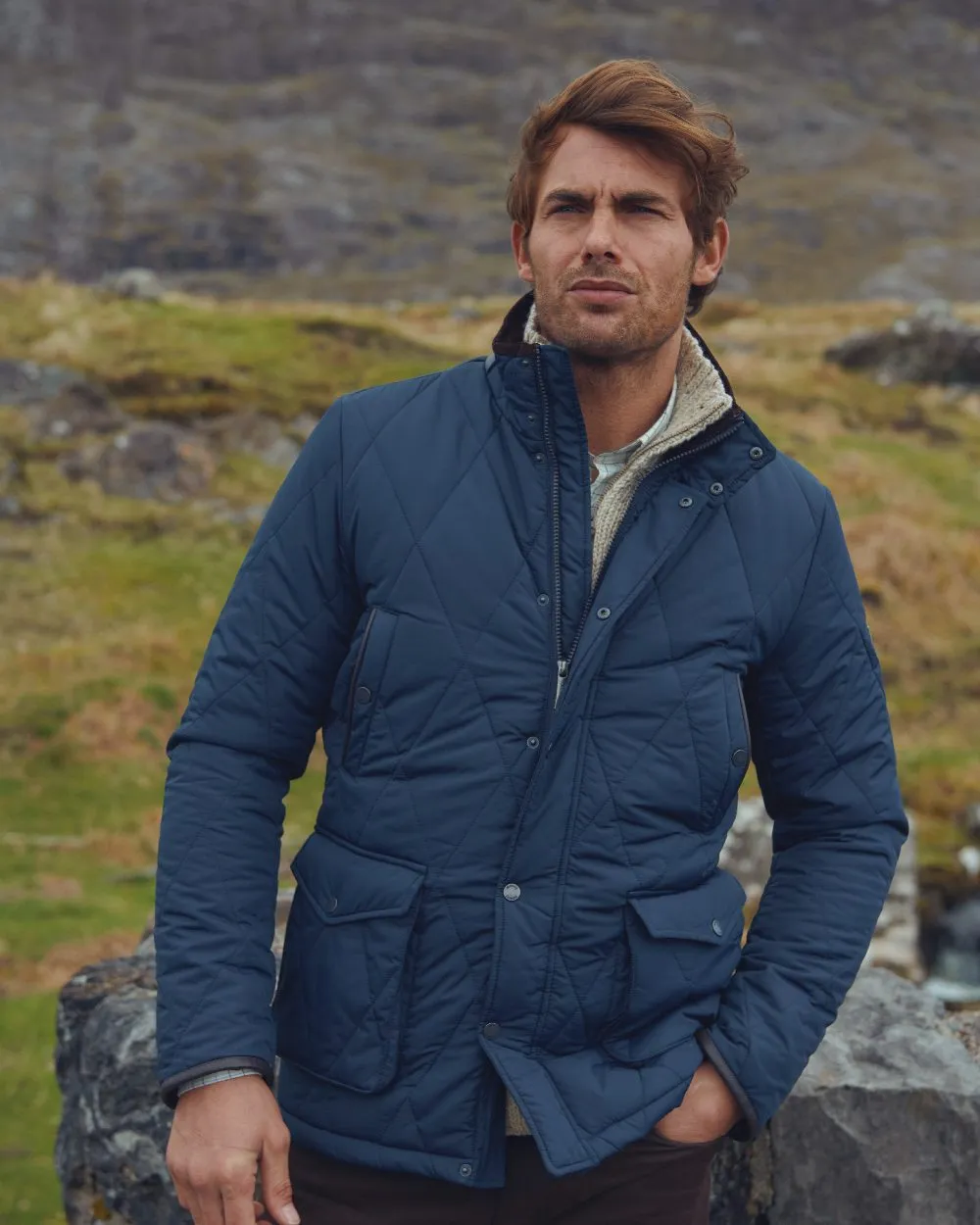 Dubarry Mens Farmley Quilted Jacket Quilted Outdoor Jackets