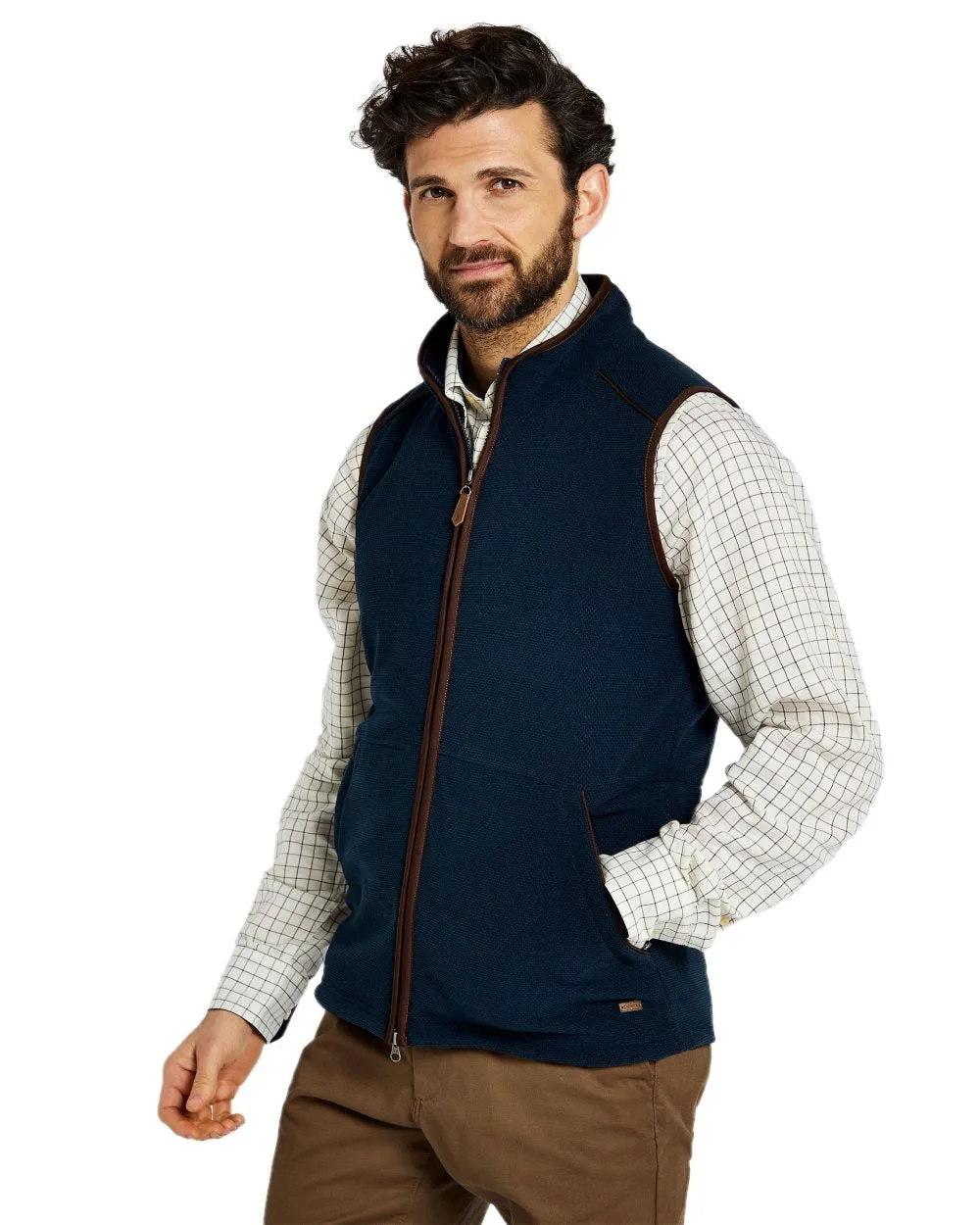 Dubarry Mens Lifford Fleece Gilet Tattersall Dress Shirts