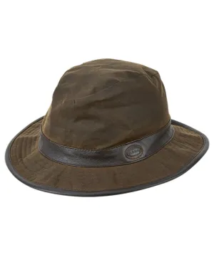 Dubarry Mens Macreddin Wax Bucket Hat Wax Treated Wide Hats
