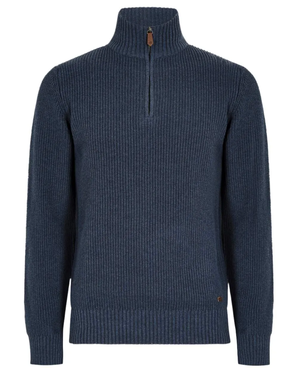Dubarry Mens Portmarnock Fisherman Zip Neck Sweater Men's Knit Sweaters