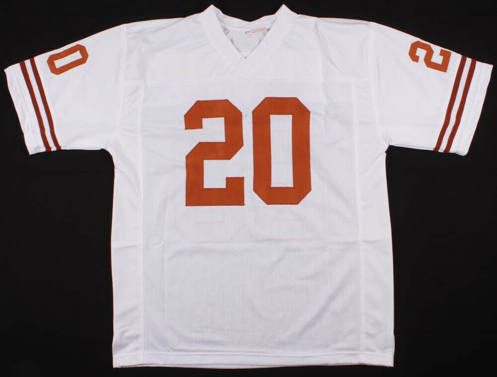 Earl Campbell Signed Texas Longhorns Jersey (PSA COA) Houston Oilers All Pro R.B