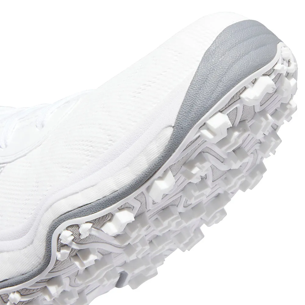 Clearance Sale Built to Move You Adidas Codechaos '25 Spikeless Waterproof Shoes - White/Silver Metallic/Grey Two