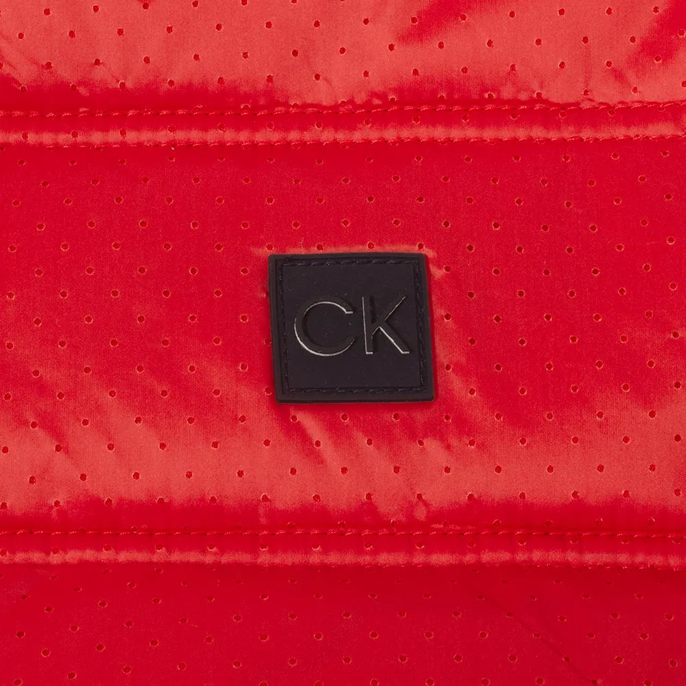 The Fast Lane Choice Engineered for Speed Calvin Klein Rangewood Full Zip Hybrid Jacket - Evening Blue/Red