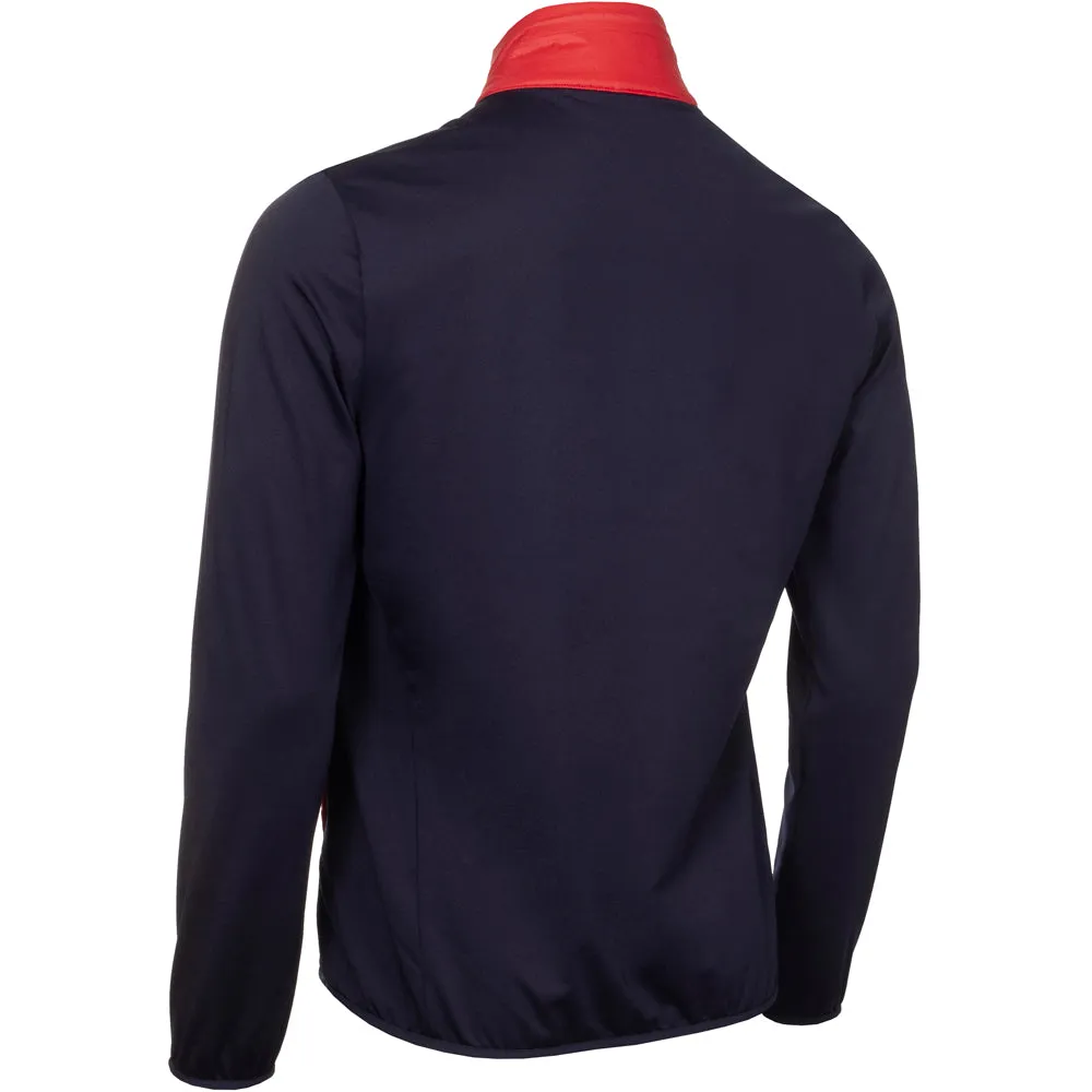 Calvin Klein Rangewood Full Zip Hybrid Jacket - Evening Blue/Red Christmas Eve Sale