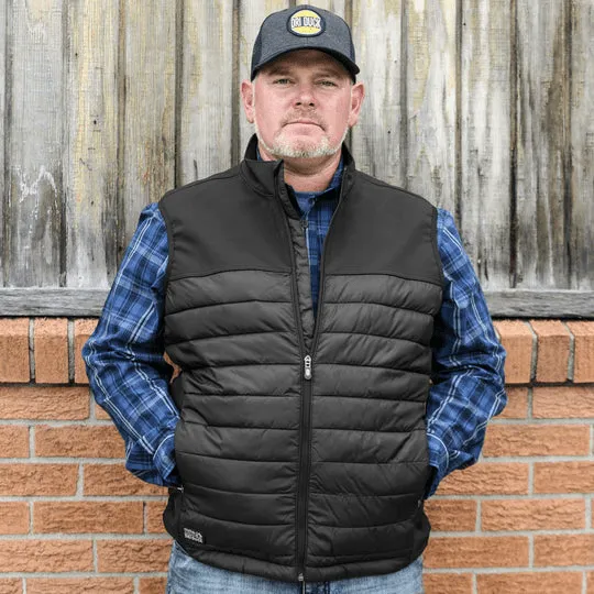Dri Duck - Men'S Summit Soft Shell Puffer Vest Break Boundaries