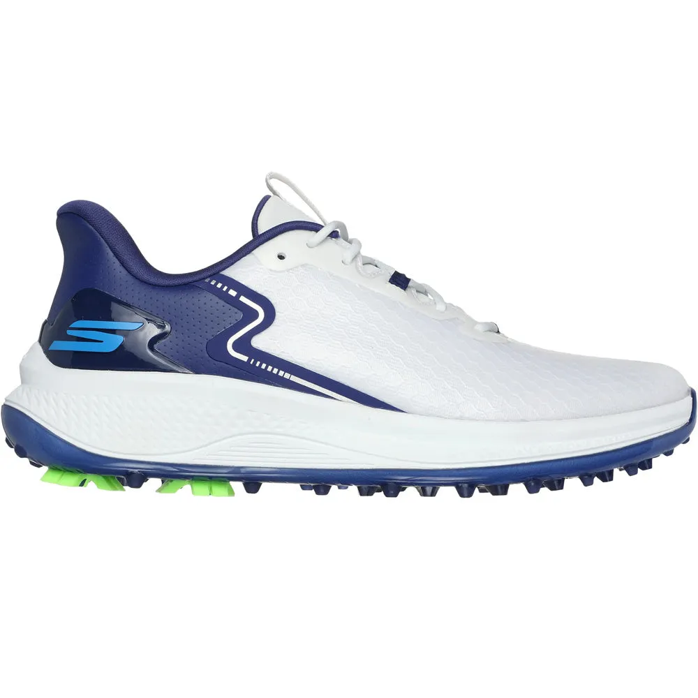 Skechers Go Golf Blade Gf Spiked Waterproof Shoes - White/Navy/Blue Redefine Classic Walk Loud