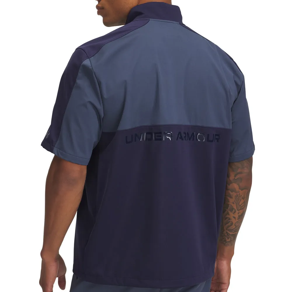 Under Armour Drive Wind Short Sleeve 1/4 Zip - Midnight Navy/Downpour Grey/Downpour Grey Father's Day Sale Unapologetically You