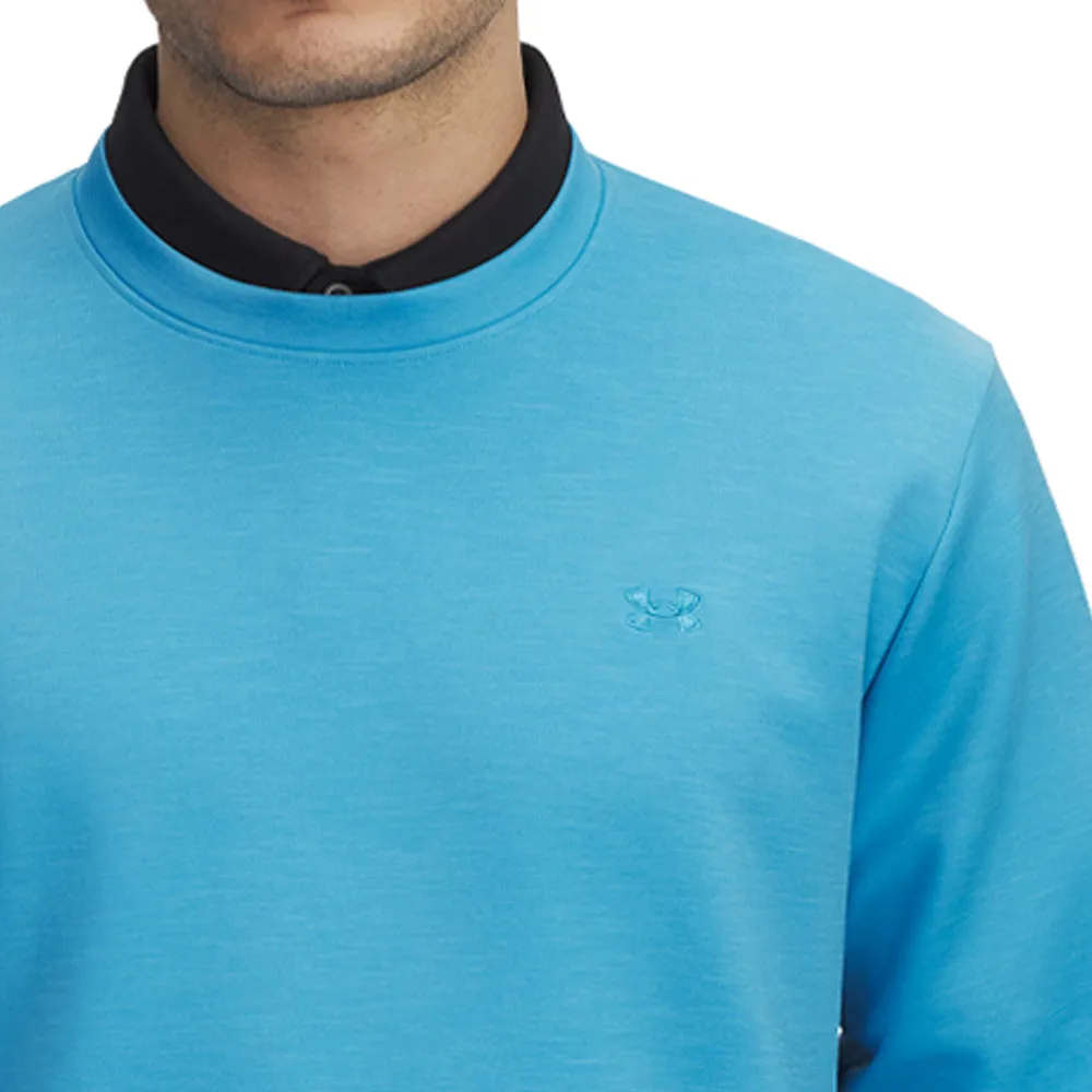 Walk with Purpose Under Armour Drive Midlayer Crewneck Pullover - Ether Blue/Ether Blue