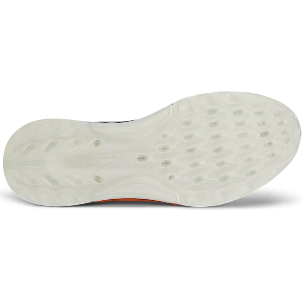 Black Friday Deal Step Out Boldly Ecco Biom C4 Gore-Tex Spikeless Waterproof Shoes - White/Mazarine Blue